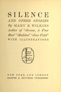 Cover of Silence, and other stories — A C...
