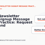 Newsletter Signup Message Practice: Request and Reply Examples
