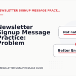 Newsletter Signup Message Practice: Problem and Solution Replies